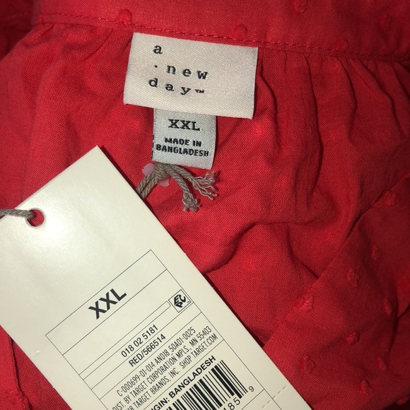 A New Day Long Sleeve Tie Waist Blouse - Picture 3 of 7